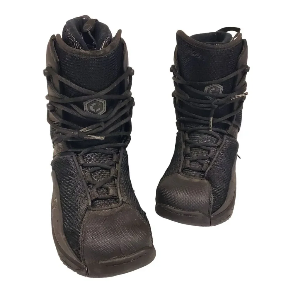 LTD Boots Mens Size 7 Black Waterproof Winter Sports Outdoor Skiing Snowboarding